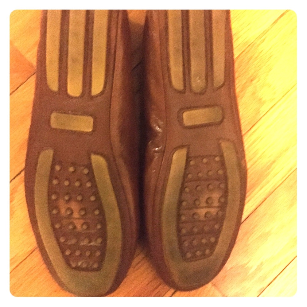 MK leather flats